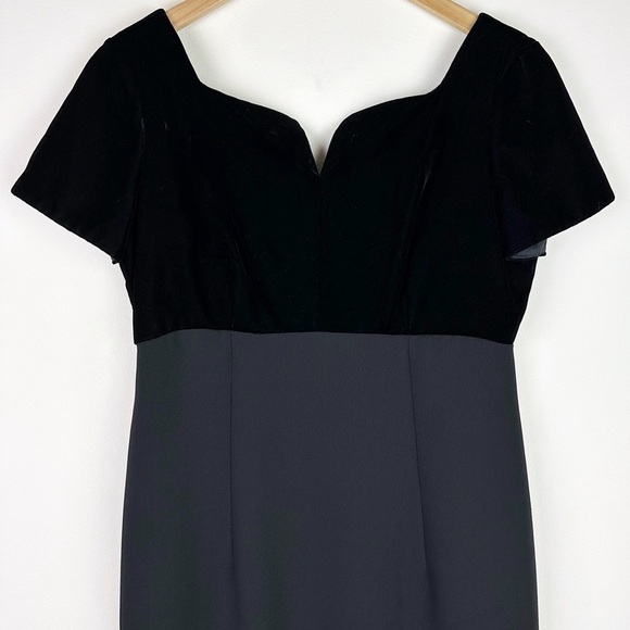 Liz Claiborne Vintage Black Sweetheart Dress - Picture 4 of 10